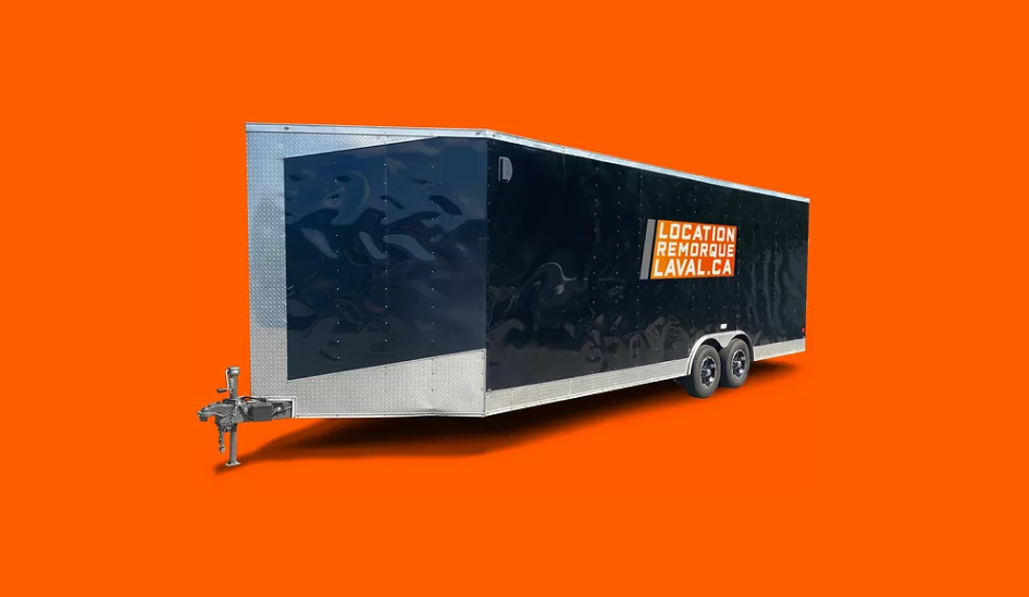 Remorque fermée de 24 pieds